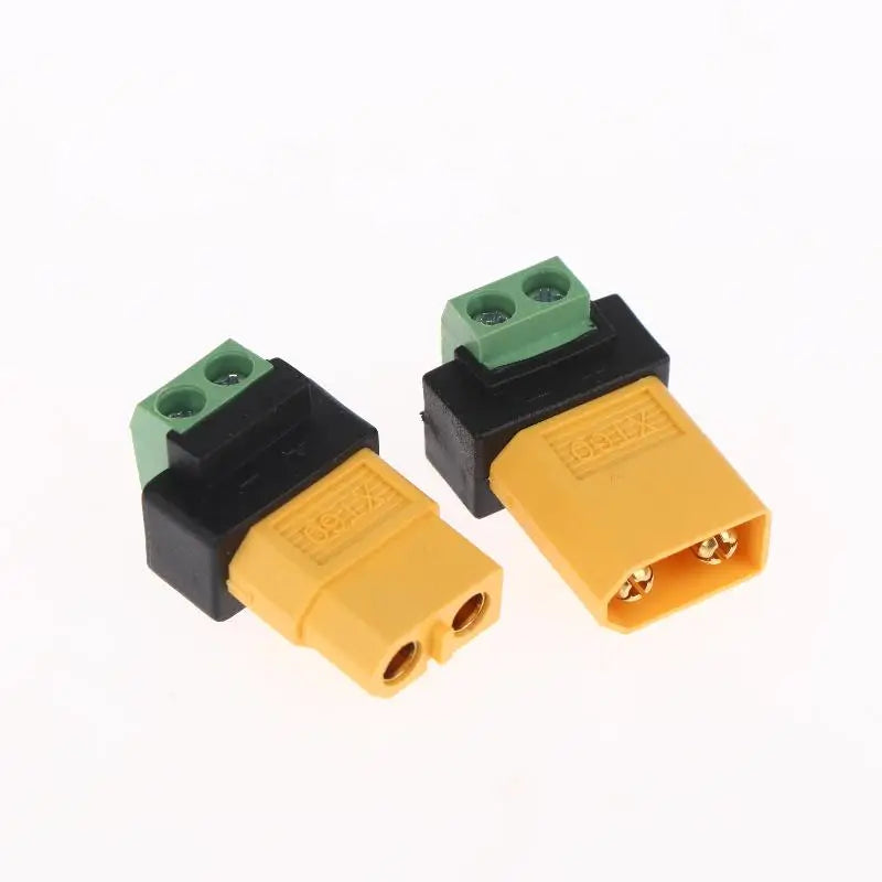 Solderless XT60 to 2-Pin Adapter for Drone & Balance Charger