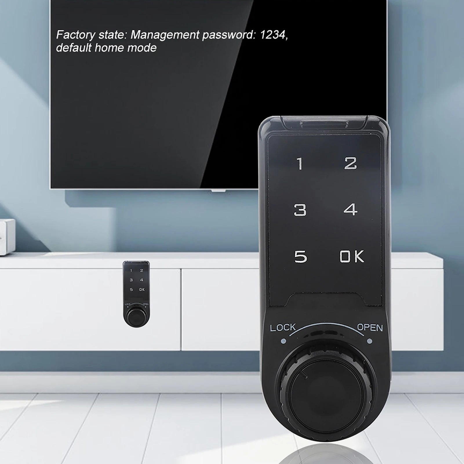Electric Coded Lock Touch Keypad Password Key Access Lock Digital Electronic Security Cabinet Coded Locker Cabinet Coded Lock Peaceful Pleasures Health and Wellness
