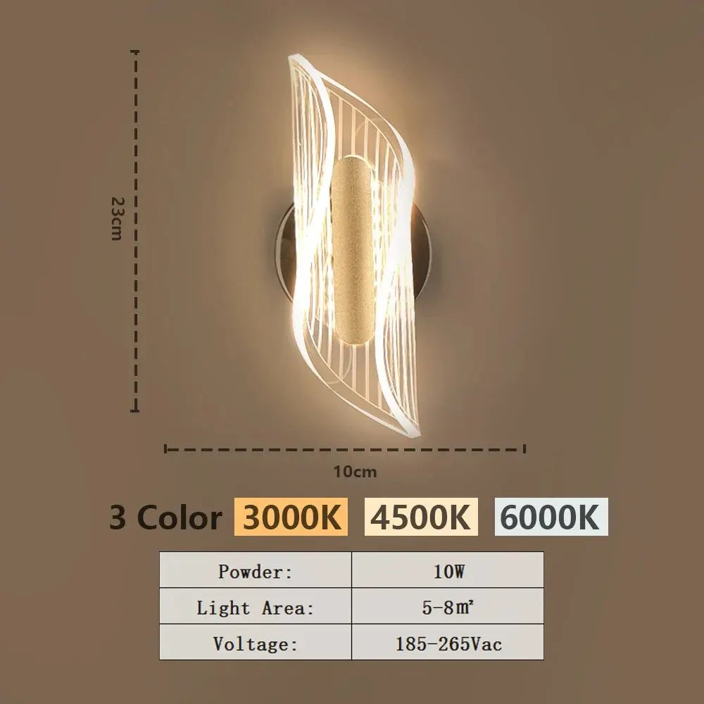 Nordic LED Bird Wall Sconce | Rose Gold Acrylic Luxury Lamp