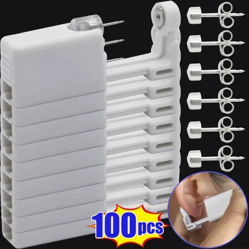 Disposable Sterile Ear Piercing Gun Kit – Safe for Women & Men