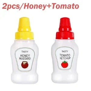 Portable Mini Seasoning Squeeze Bottles for Camping & Lunch