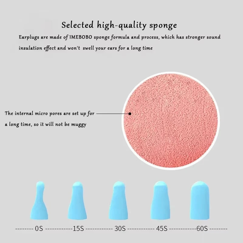 10-Pack Soft Foam Sleep Earplugs – Noise Reduction & Anti-Snore Sleep Earplugs Peaceful Pleasures Health and Wellness