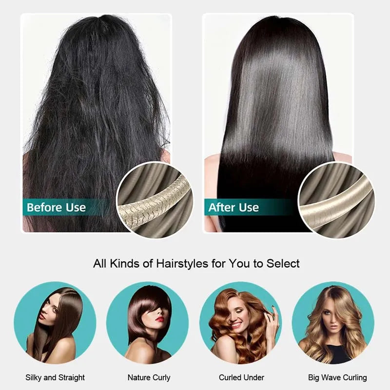 Hot Selling Fast Heat Super High Temperature Hair Straightener Keratin Repair Professional Hair Flat Iron Peaceful Pleasures Health and Wellness