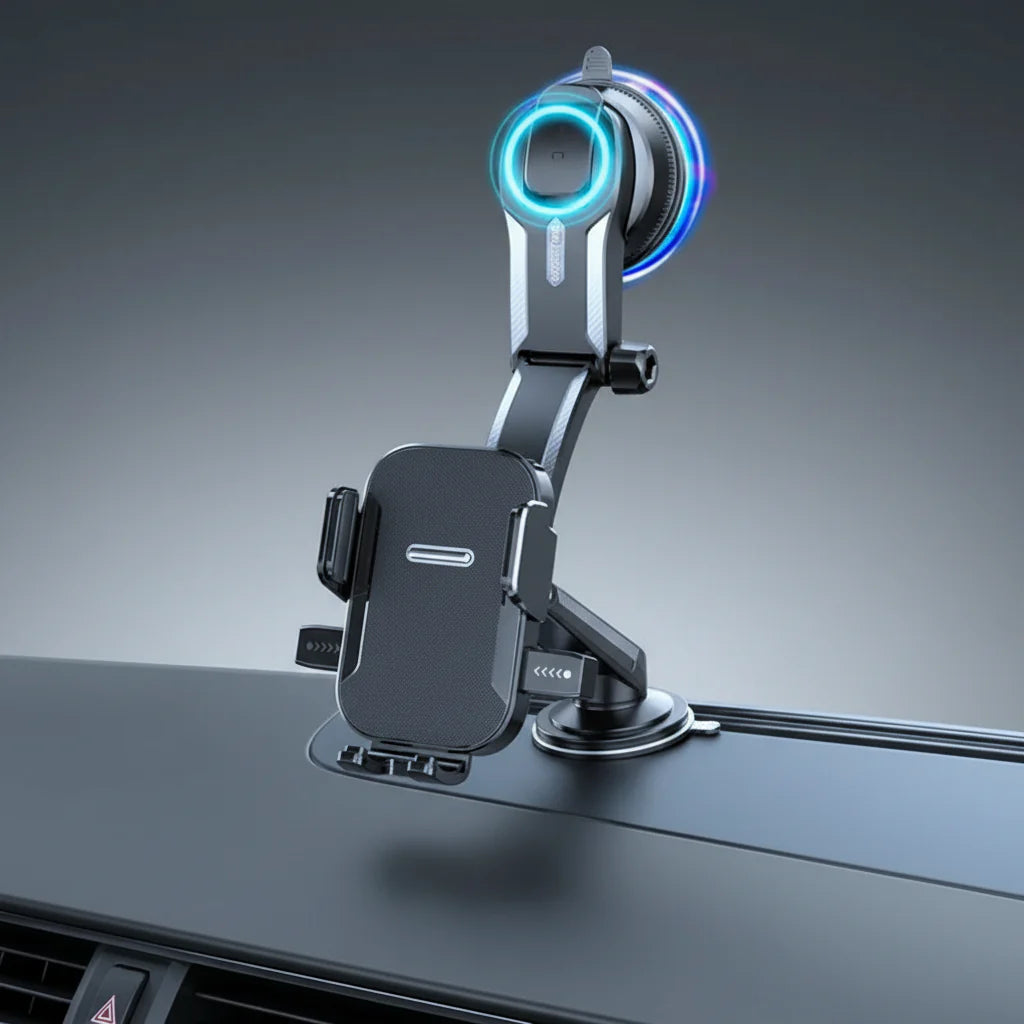 Universal Car Dashboard Phone Holder – 360° GPS Mount
