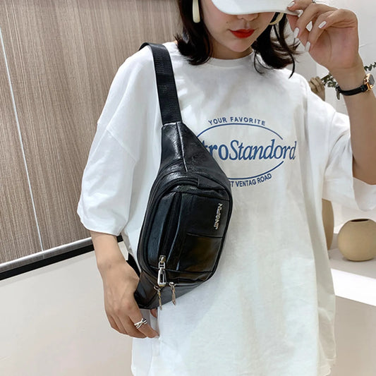 Fashion Men's Leisure Waist Bag Waterproof Travel Phone Bag with Smooth Zipper for Friend Family Neighbors Gift Peaceful Pleasures Health and Wellness