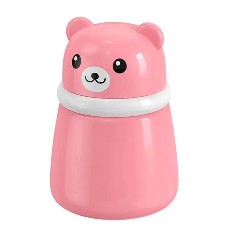 Bear Shaped Baby Powder Puff Box | Safe Infant Storage Case