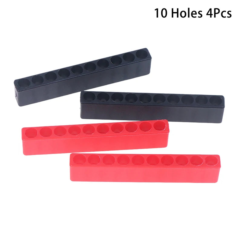 10/12 Hole Screwdriver Bit Holder Organizer Stand – 4 Pack