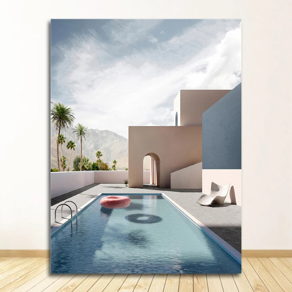 Abstract Canvas Wall Art – Modern Still Life & Building Print Canvas Wall Art Peaceful Pleasures Health and Wellness 7 30x40cm Unframed
