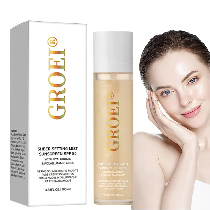 Facial Sunscreen Spray Strong Moisturizing Rapid Absorption Refreshing Not Sticky Isolate Uv Anti Oxidation Body Sunblock Spray Peaceful Pleasures Health and Wellness