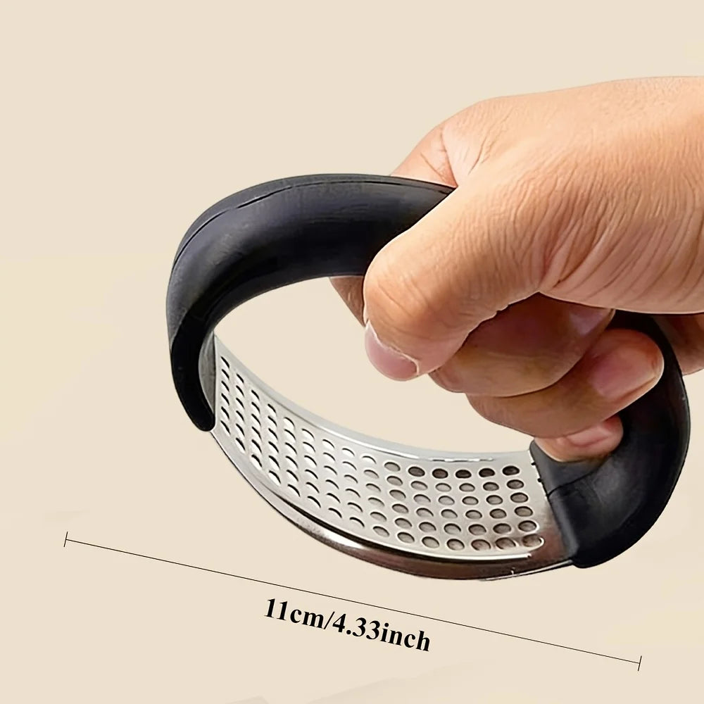 Stainless Steel Garlic Press Crusher Manual Mincer Chopping Ginger