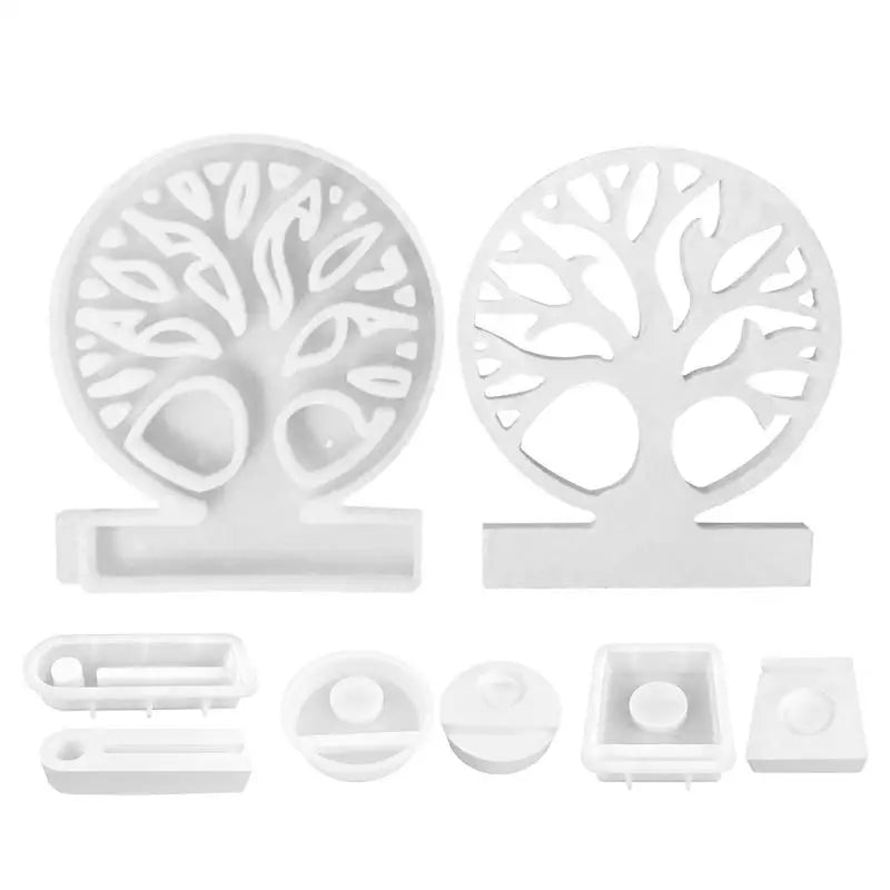 DIY Tree Twig Candle Holder Silicone Mold Tree of Life Candlestick Resin Mold Homemade Aromatherapy Plaster Pendant Home Decor Peaceful Pleasures Health and Wellness