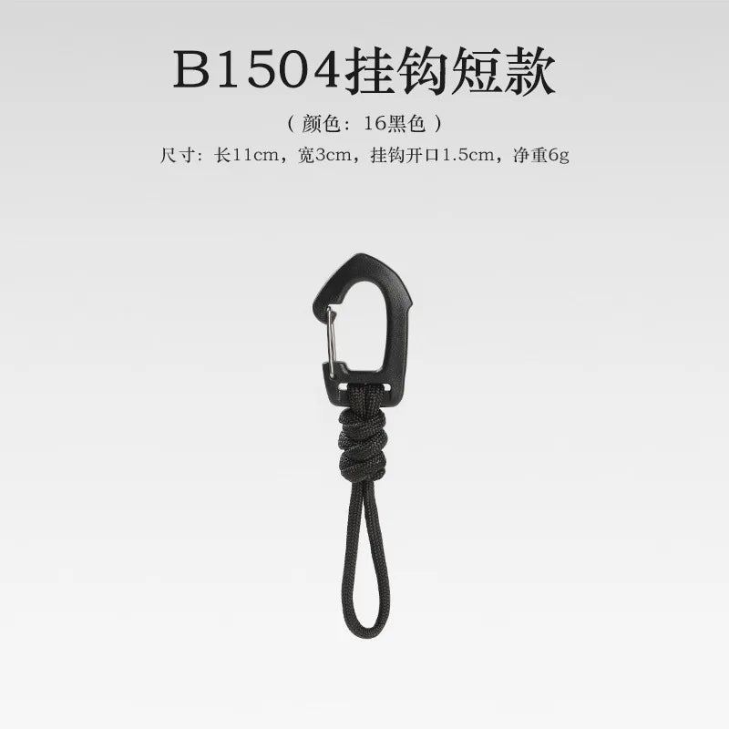 New 1pc Plastic Carabiner Clip Keychain Outdoor Camping Hiking Climbing Snap Clip Lock Backpack Hanger Buckle Hook Color Random Peaceful Pleasures Health and Wellness L