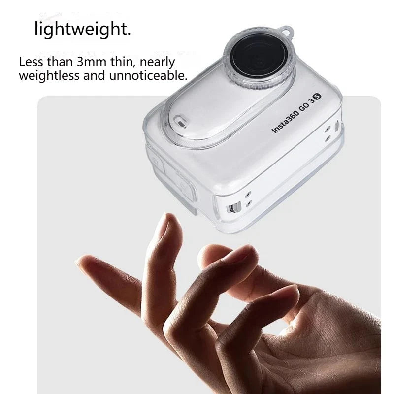 TPU Protective Case for Insta360 Go 3S/Go3 with Lens Cover