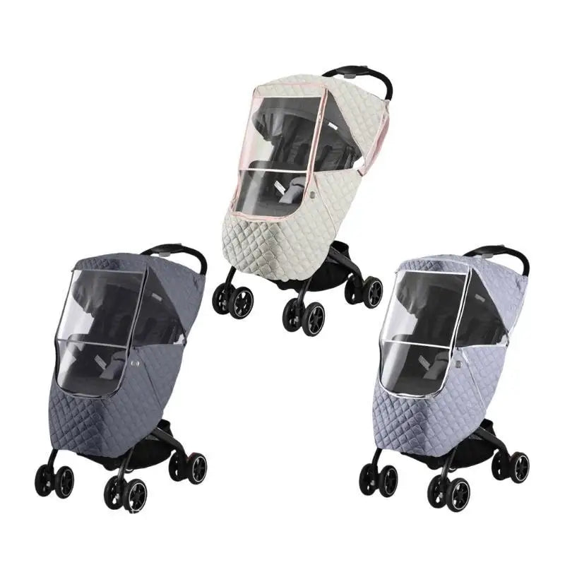 Universal Baby Pushchair Rain Cover – Windproof Weather Shield