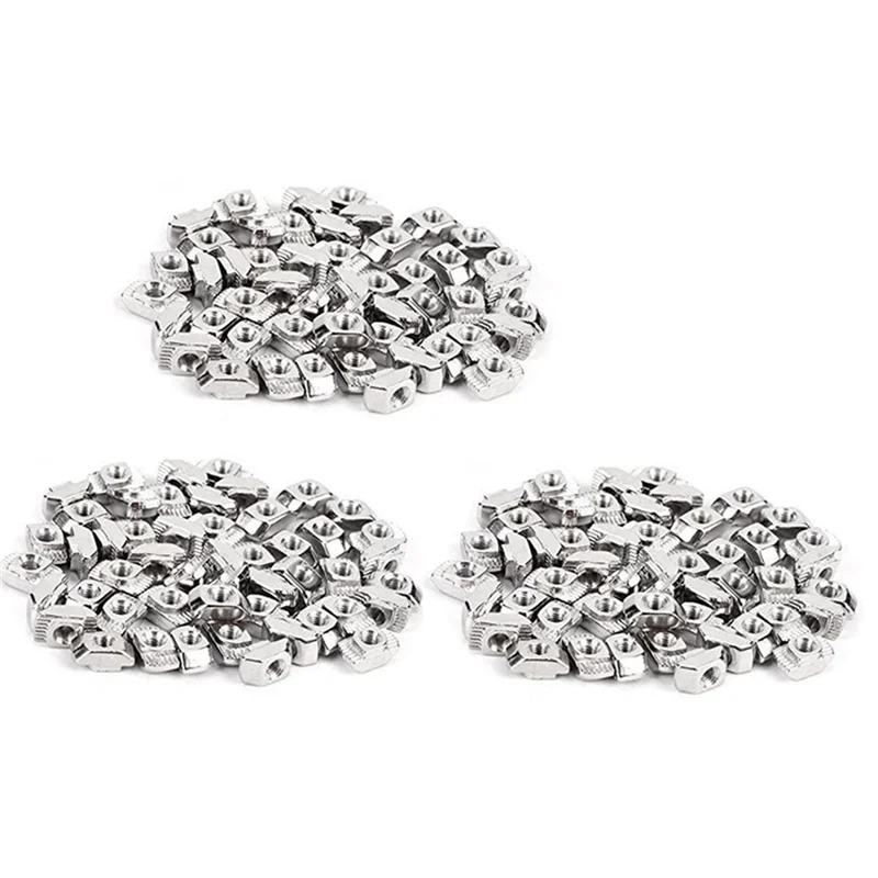 A36T-150 Pcs M5 T-Slot Hammer Head Nut 2020 Series Aluminum Profile Extrusion Slot European Standard (M5 X 10 X 6Mm) Peaceful Pleasures Health and Wellness