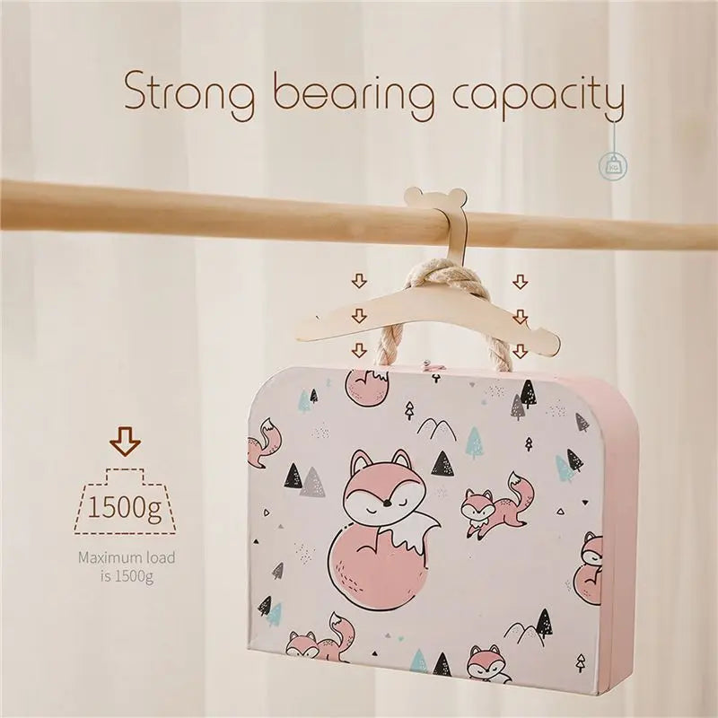 A36T-20 Pcs Baby Creative Hanger Rack Baby Wooden Clothes Hanger Home Girls Princess Room Nursery Decor For Kids Present Peaceful Pleasures Health and Wellness