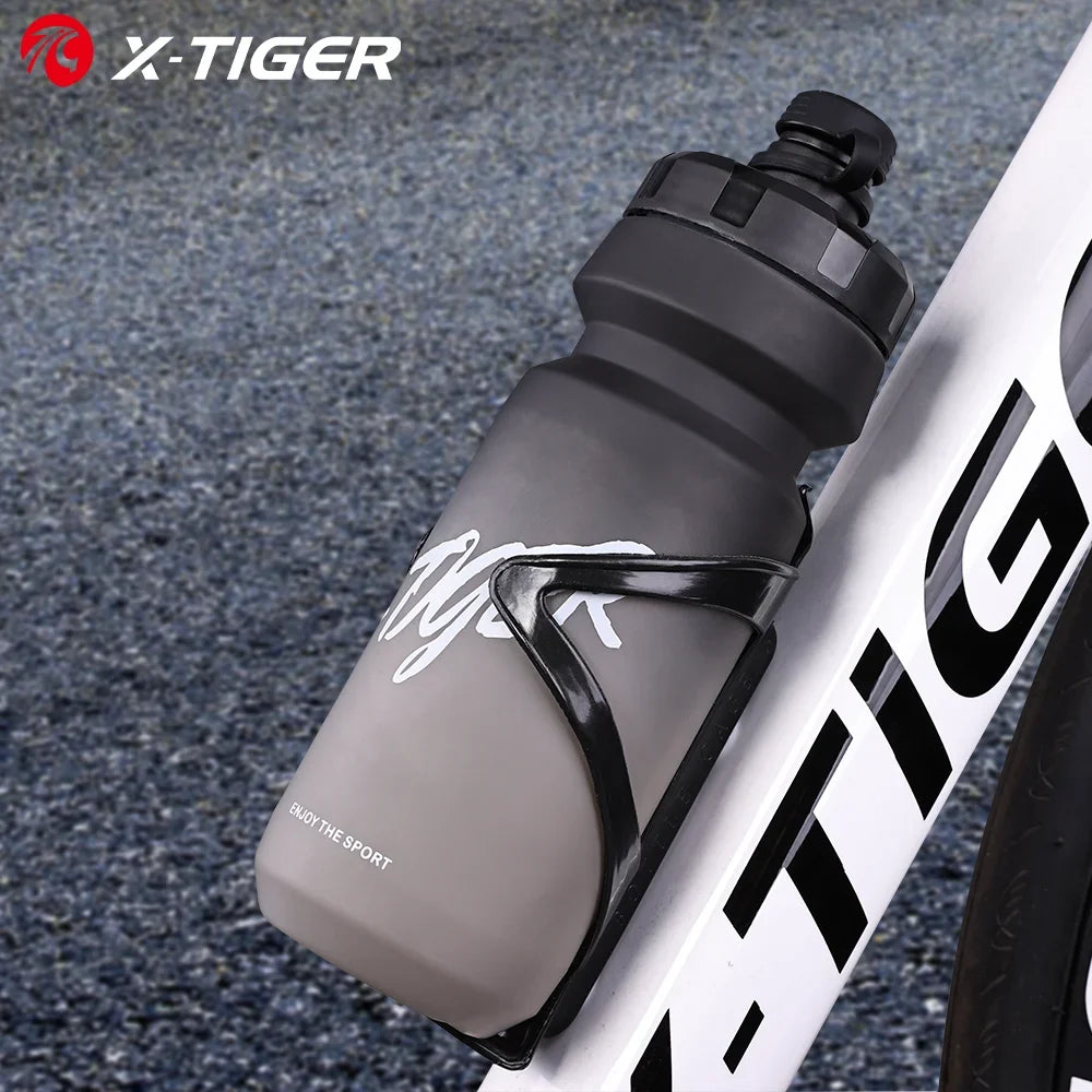 X-TIGER 650ml Cycling Water Bottle – BPA-Free Squeeze & Leak-Proof