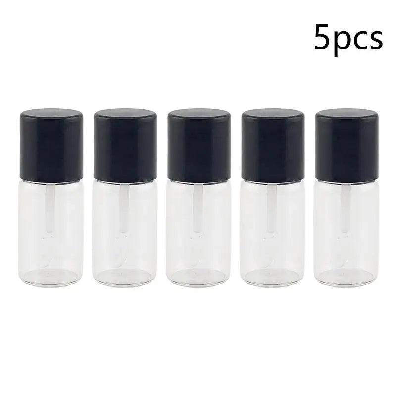 Mini Refillable Glass Foundation Travel Bottles 4ml | 5/10 Pcs