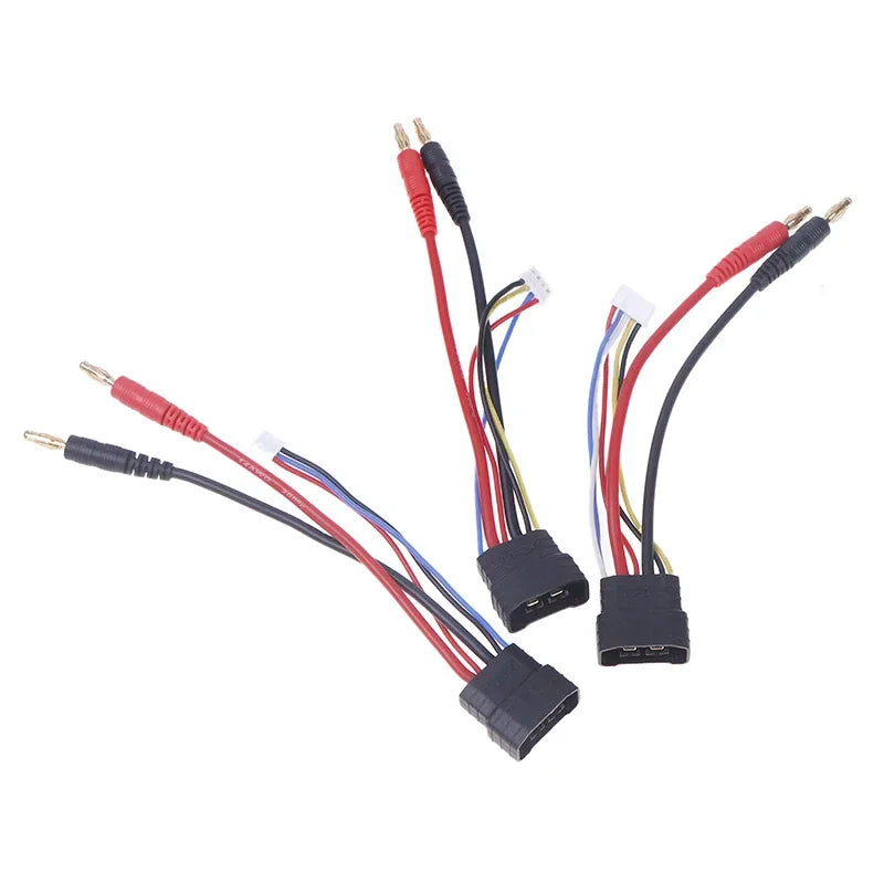 TRX ID Male Charger Lead 2S 3S 4S LiPo to 4mm Banana Plug Cable