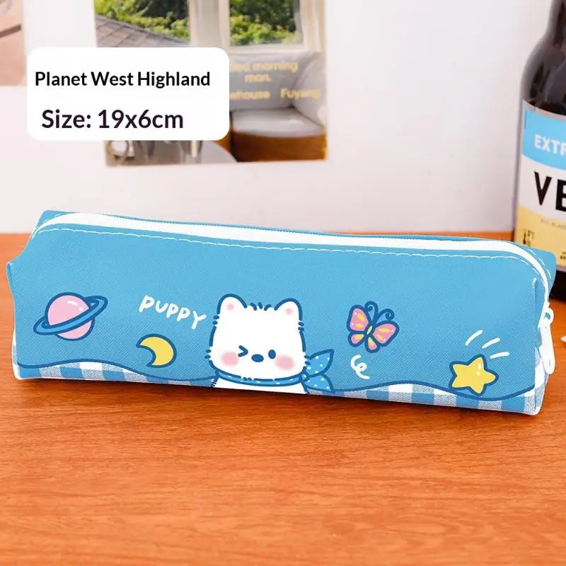 Cute Cartoon Pencil Case – Student Pen Box & Stationery Organizer