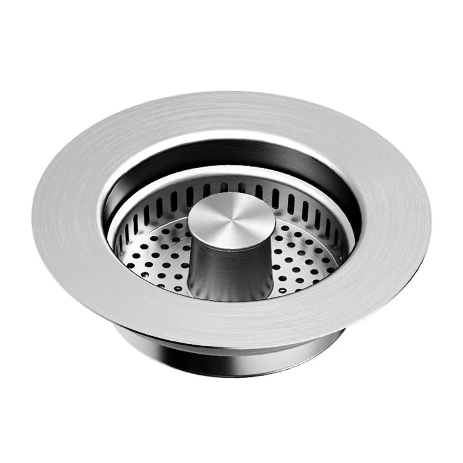 3 In 1 Kitchen Sink Drain Strainer Anti-Clogging Pops-Up Stopper Sink Filter Plug Garbage Disposal Stainless Sink Accessories Peaceful Pleasures Health and Wellness US