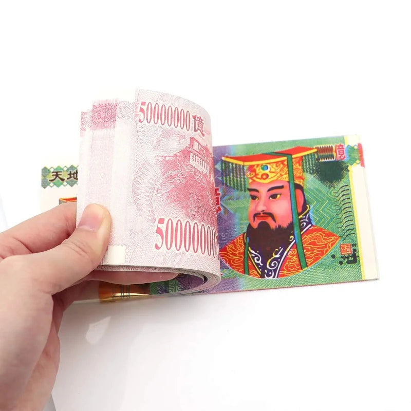 10 pacotes Ancestor Money Joss Paper Hell Bank Notes Sacrificial Offerings Connection with Your Ancestor Bring Good Fortune Peaceful Pleasures Health and Wellness