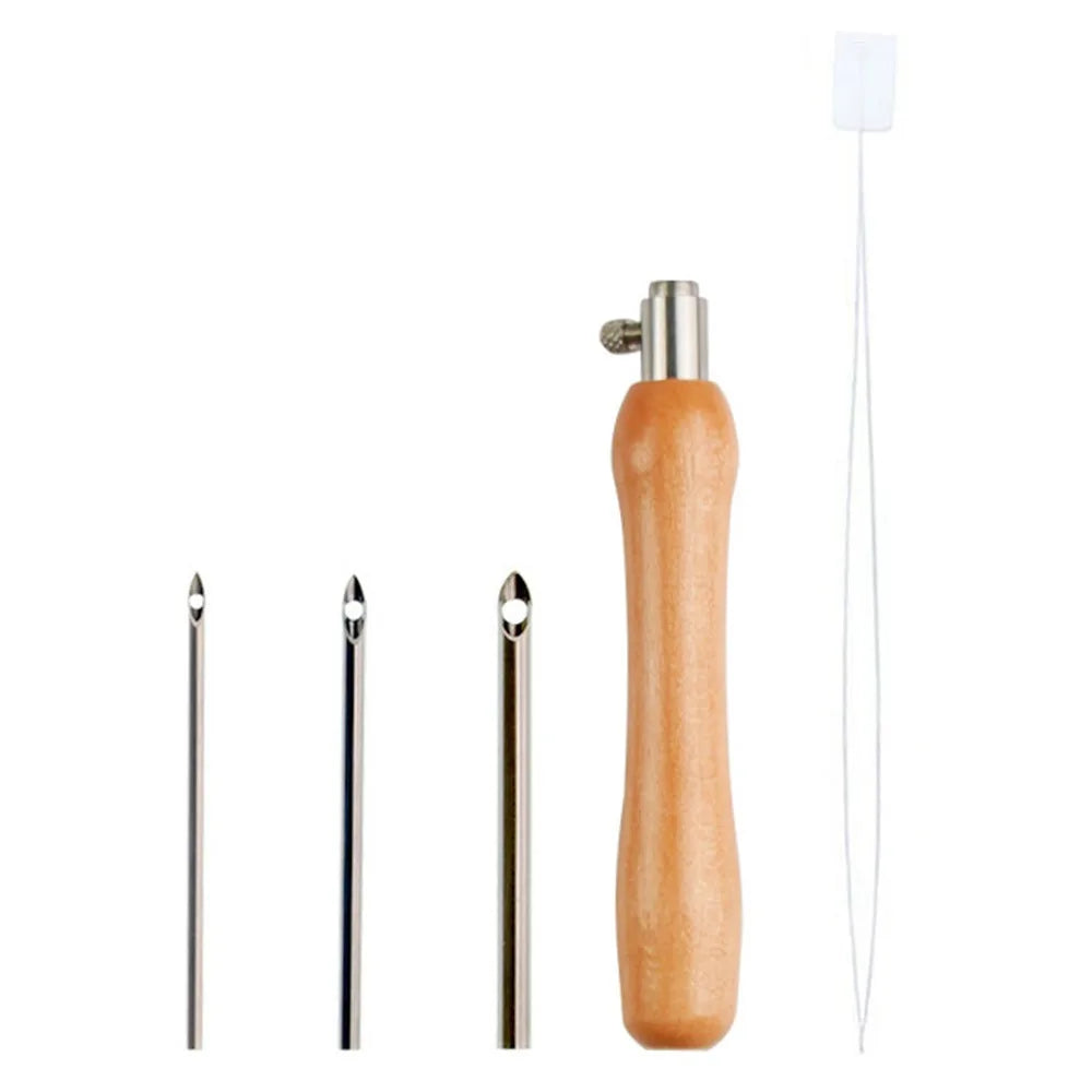 5-Piece Punch Needle Set – 2.5/3.5/5mm Embroidery DIY Kit