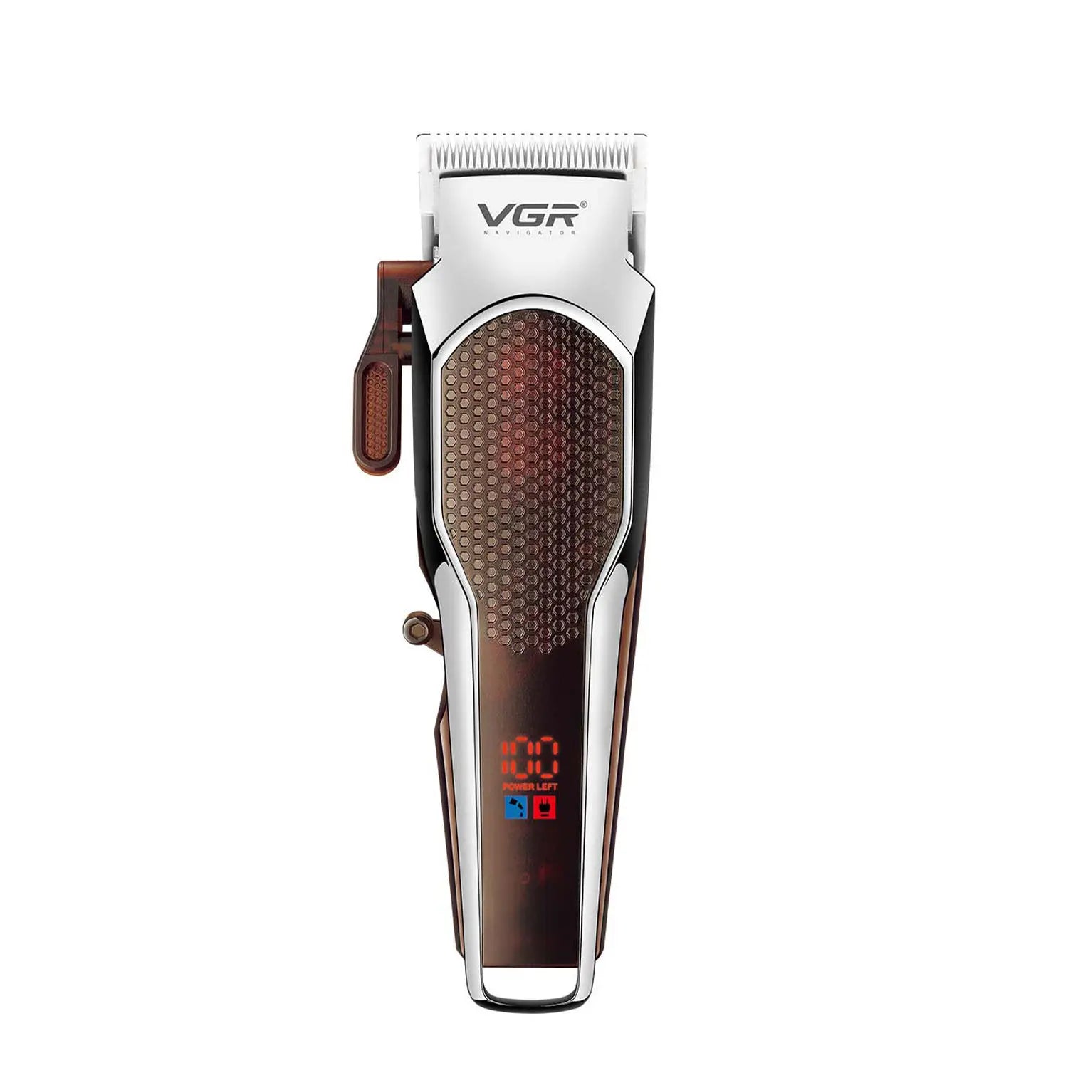 VGR cordless hair trimmer professional rechargeable electric barber hair clipper for men with LED display V-189 Peaceful Pleasures Health and Wellness