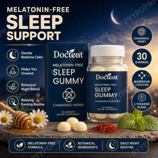 Evening Wellness Gummies | Magnesium, L-Theanine & Chamomile Wellness Gummy Supplement Peaceful Pleasures Health and Wellness
