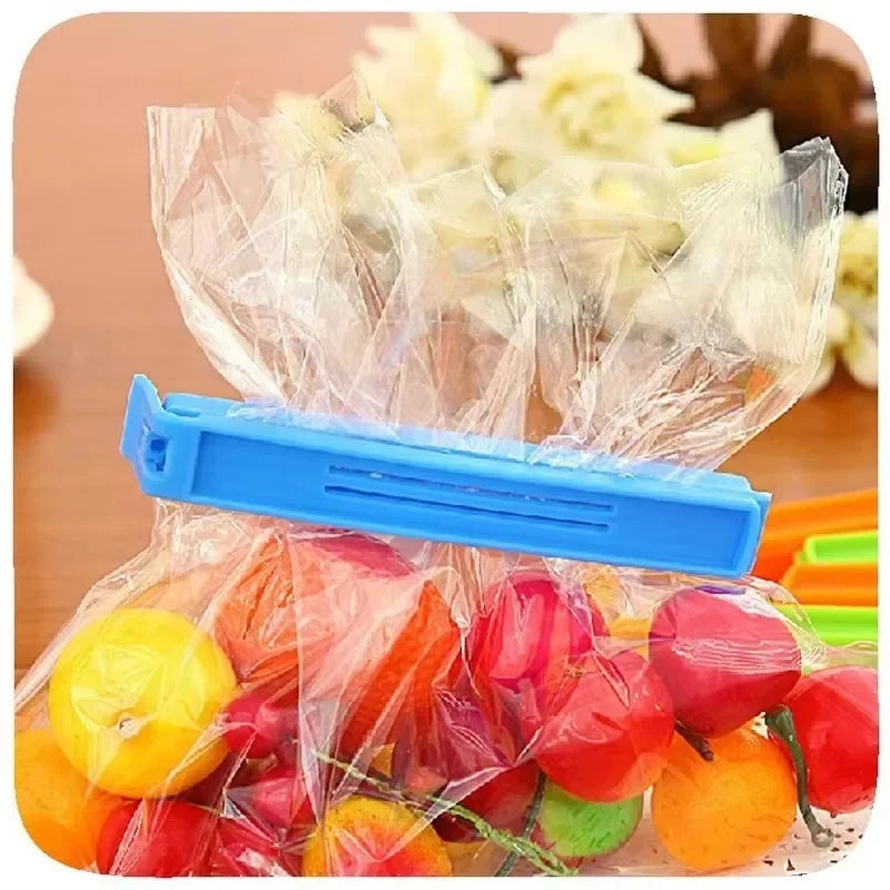 10/20Pcs Portable New Kitchen Storage Food Snack Seal Sealing Bag Clips Sealer Clamp Plastic Tool Kitchen Accessories Wholesale Peaceful Pleasures Health and Wellness