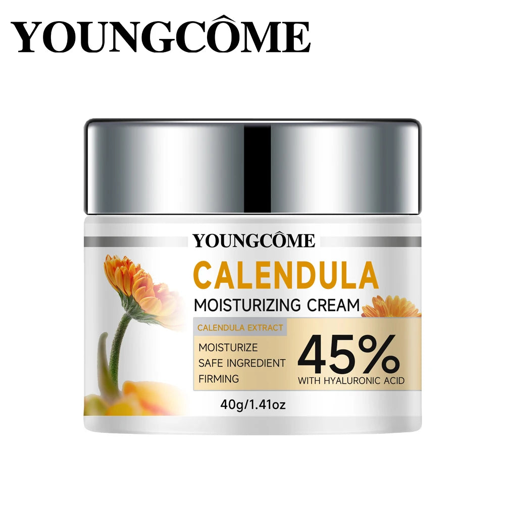YOUNGCOME Calendula Face Cream – Anti-Aging & Moisturizer Anti-Aging Face Cream Peaceful Pleasures Health and Wellness
