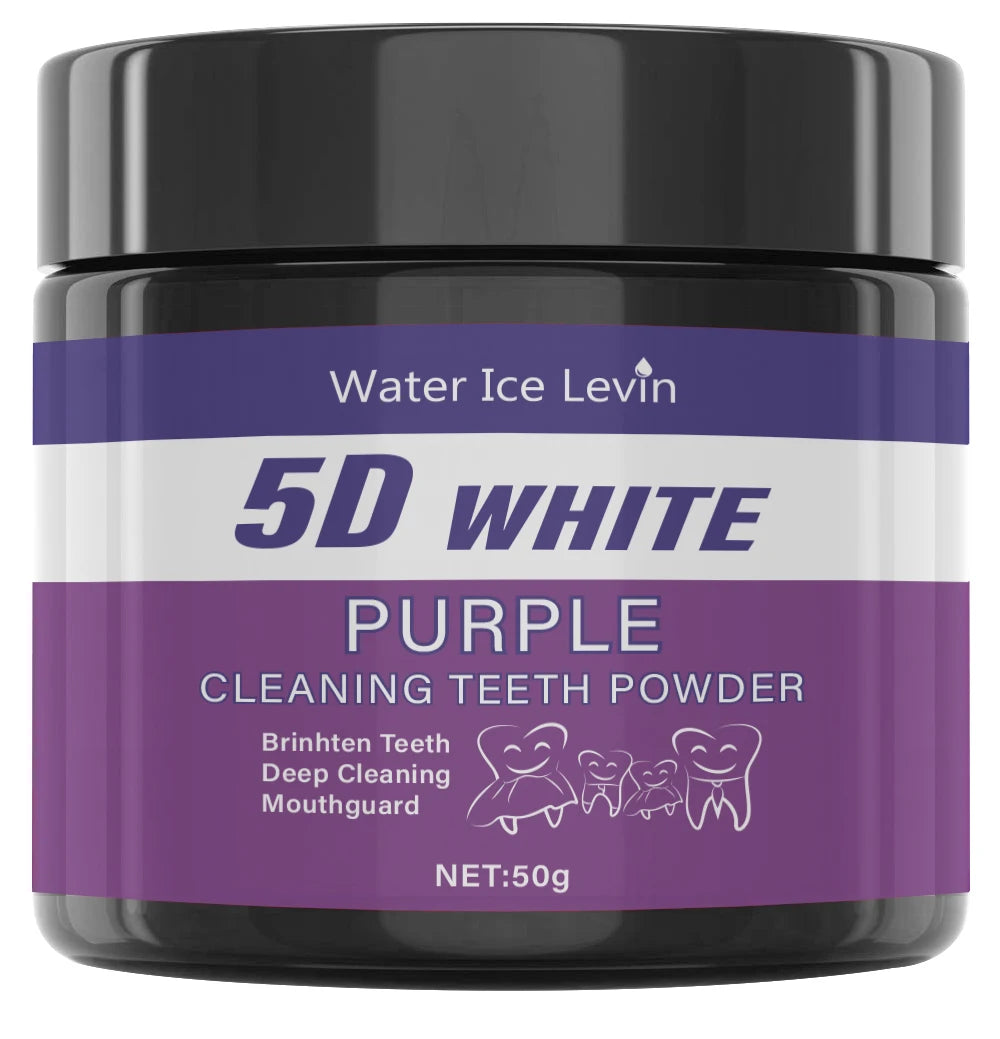 Purple Tooth Cleaning Powder – Sulfate-Free Teeth Whitening