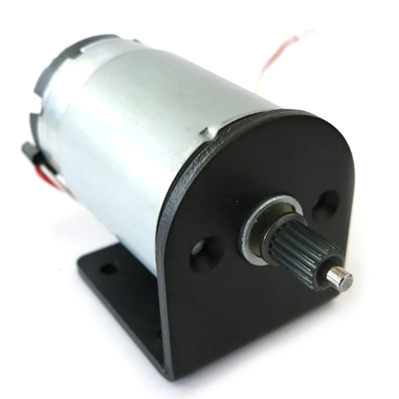 New Motor Bracket 550/545/555 DC Motor Black L Shape Aluminum Alloy Fixed Support Mounting Bracket Peaceful Pleasures Health and Wellness