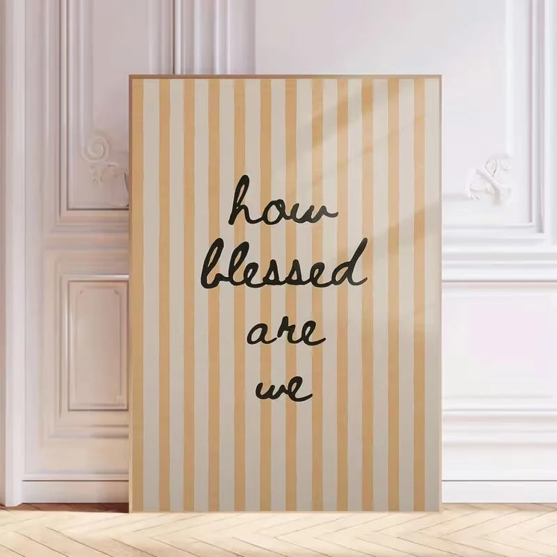Inspirational Quote Canvas Wall Art Print | Home Decor Poster