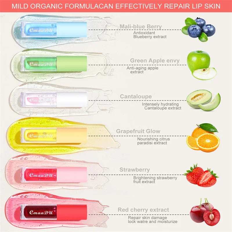 Strawberry Color-Changing Lip Oil Gloss | Moisturizing Jelly