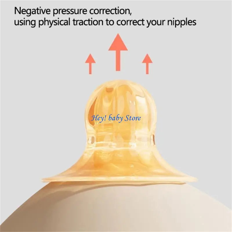 Silicone Nipple Corrector Set for Inverted Nipples – 2 Pcs