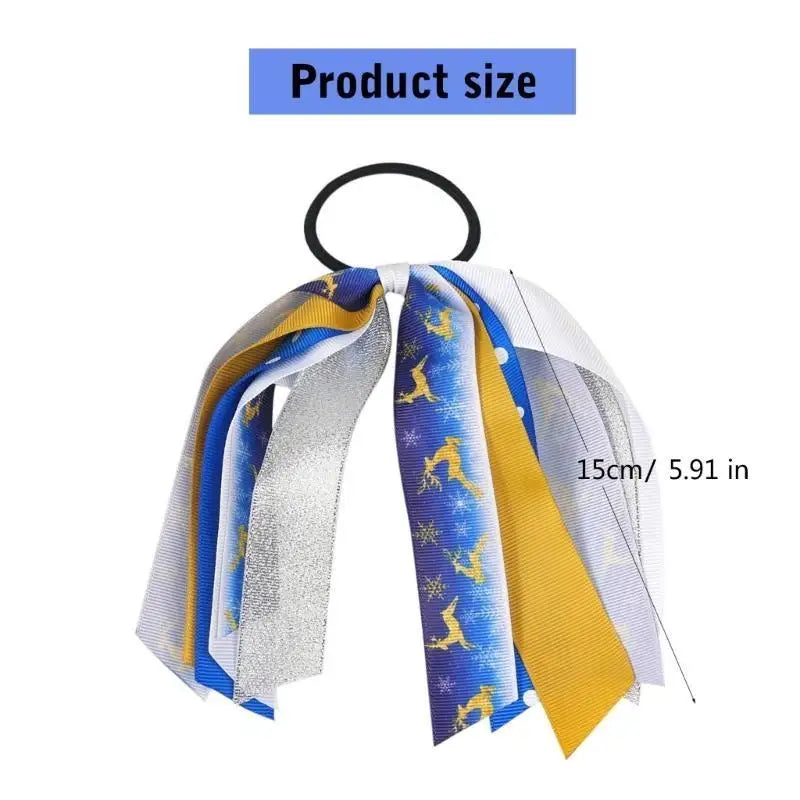Christmas Silk Scrunchies for Girls – Festive Ponytail Holders