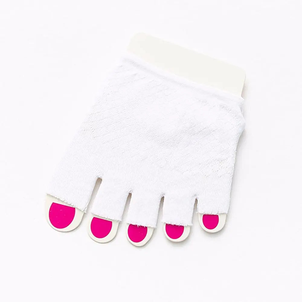 Women's Invisible Non-Slip Open Toe Mesh Cotton Liner Socks