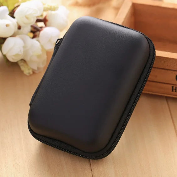 Organizing Storage Bag for Data Cable Phone Charger Headphone - Zipper Change Bag - Home Office Essential Peaceful Pleasures Health and Wellness Dark Gray M