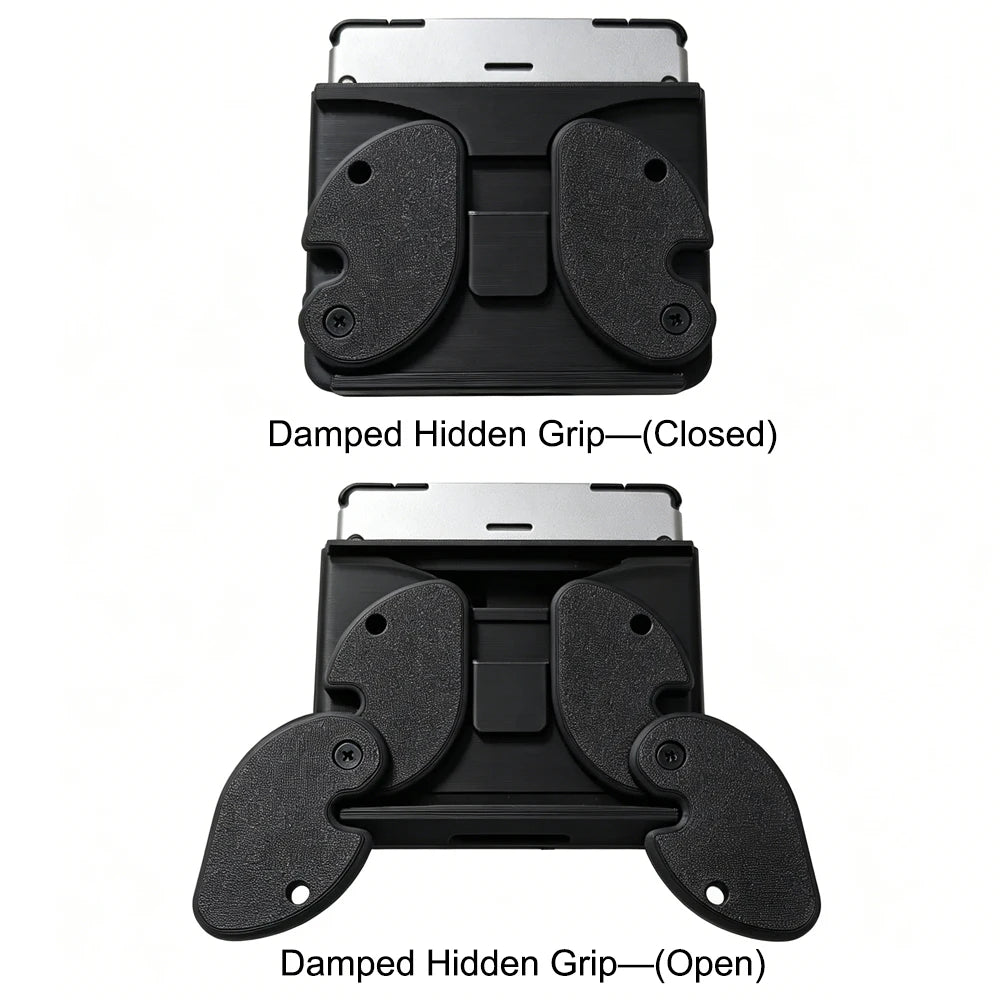 3D Printed Grip For Anbernic RG Rotate Hideaway Design Converts To For J-Con Mount Ergonomic Full Button Access No Speaker Block Peaceful Pleasures Health and Wellness