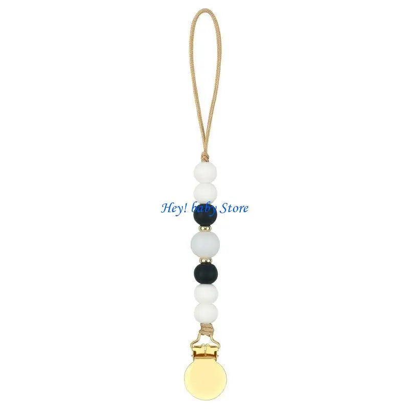 Baby Pacifier Clip Chain | Silicone Dummy Holder & Soother Strap