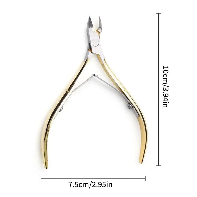 1 Pcs Cuticle Nippers Nail Manicure Cuticle Scissors Clippers Trimmer Dead Skin Remover Pedicure Stainless Steel Cutters Tool Peaceful Pleasures Health and Wellness