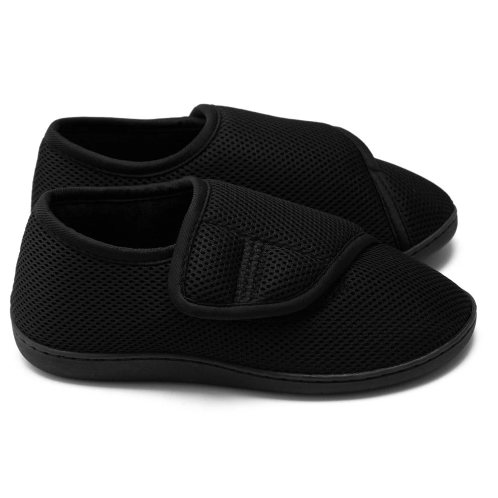 Unisex Diabetic Shoes Wide Walking Shoes Plush Lining Lightweight Edema Sneakers Hook and Loop Sneakers for Plantar Fasciitis Peaceful Pleasures Health and Wellness