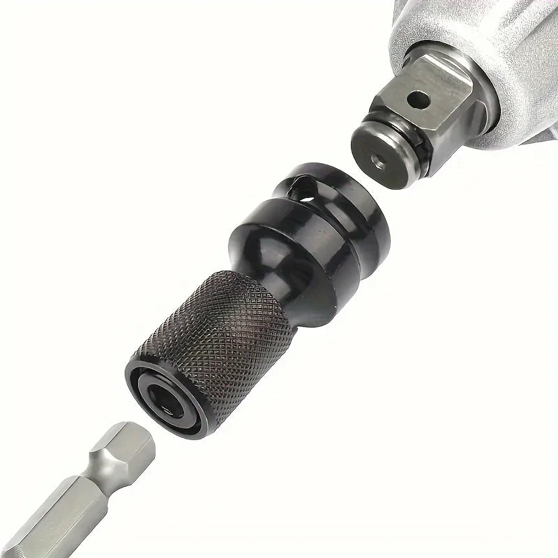 1 2 Square 4 Hexagon Ratchet Sleeve Impact Wrench Adapter Drive
