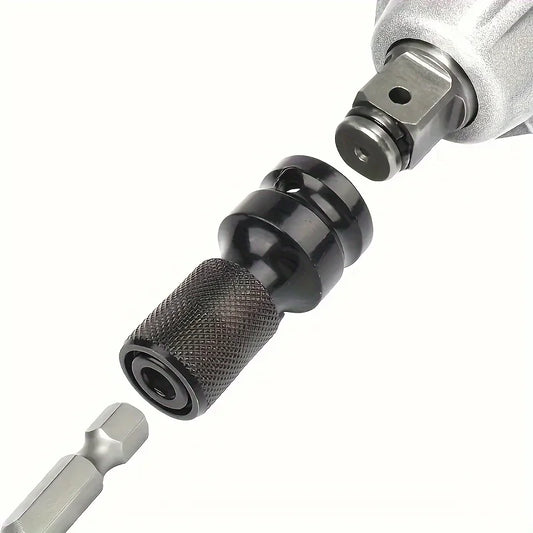 1 2 Square 4 Hexagon Ratchet Sleeve Impact Wrench Adapter Drive Peaceful Pleasures Health and Wellness