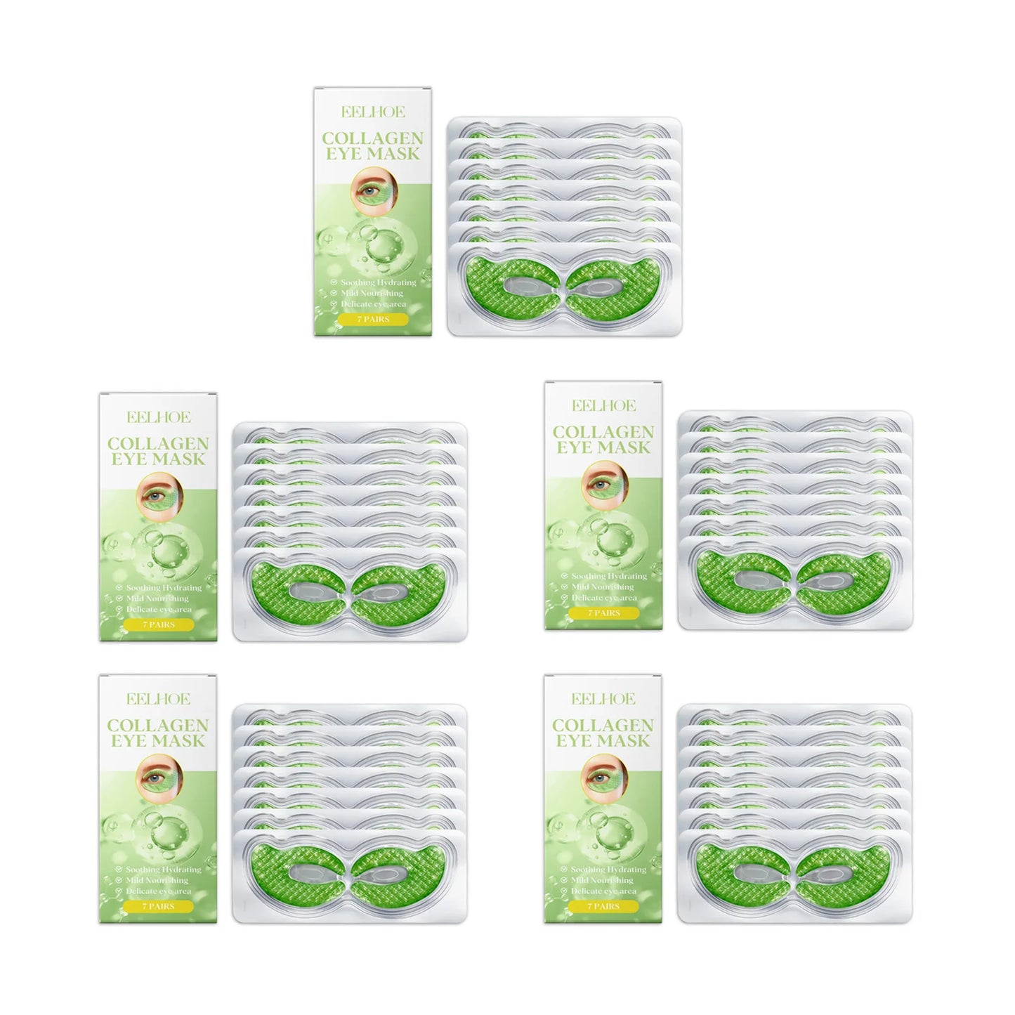 Collagen Eye Patches – Dark Circles, Puffiness & Firming
