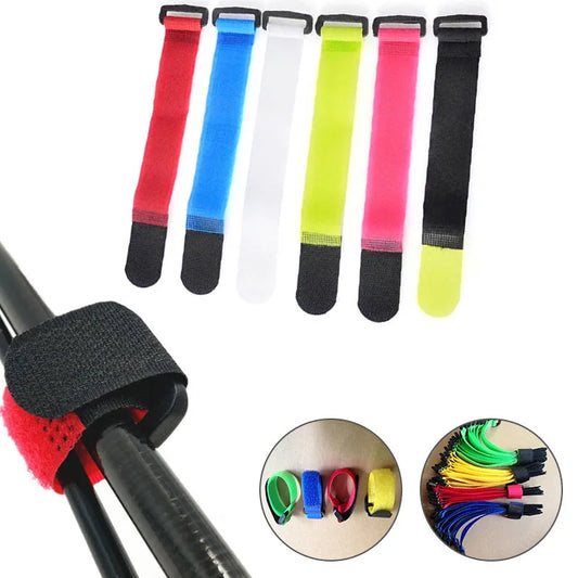 Fishing Rod Velcro Strap Double-sided Anti Slip Self-adhesive Binding Peaceful Pleasures Health and Wellness