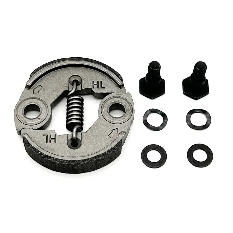 Metal Clutch and Screw Kit for Petrol Brush Cutter Engine 43CC 49CC 52CC Peaceful Pleasures Health and Wellness