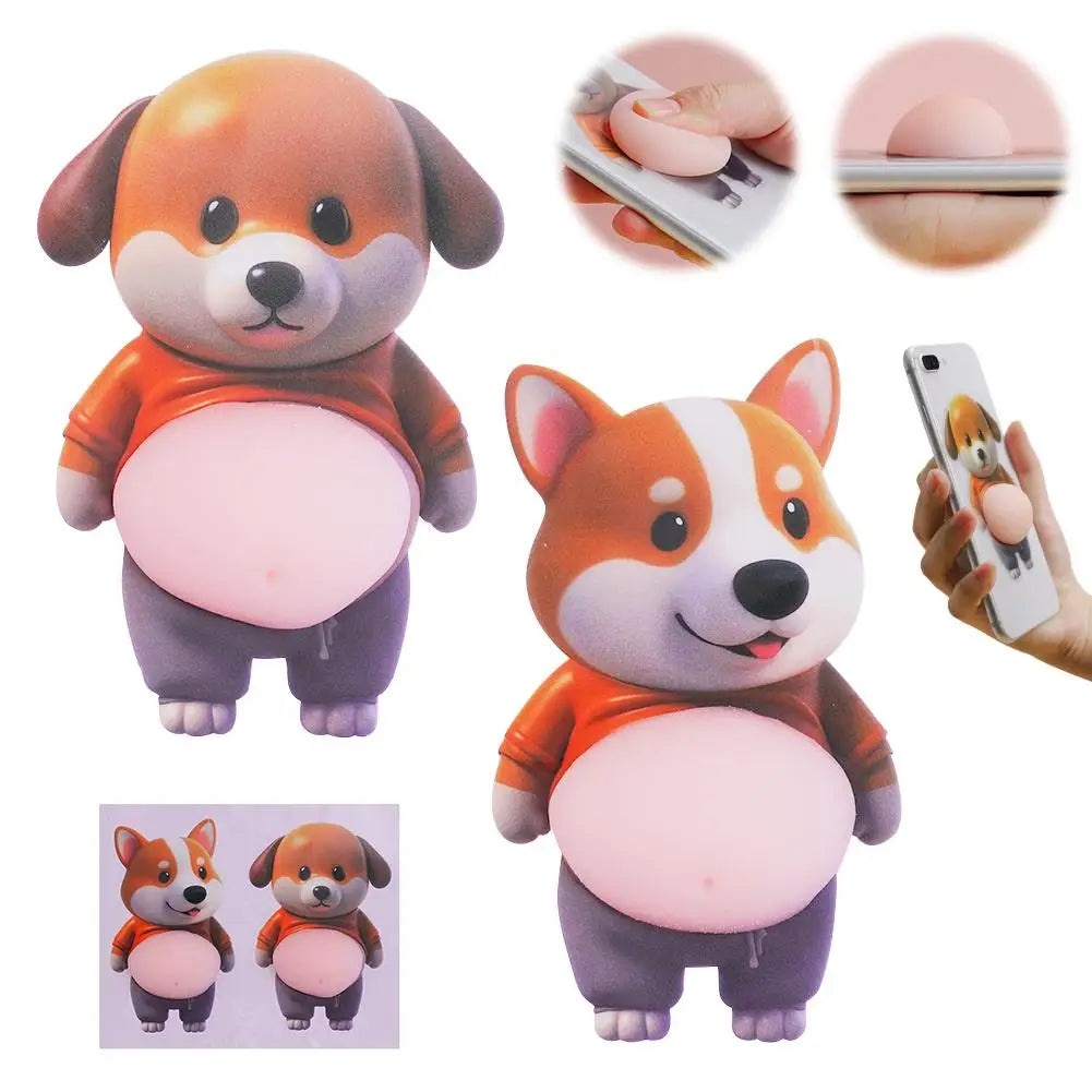 3D Cute Puppy Sticker Phone Case Decoration for Kids Peaceful Pleasures Health and Wellness B