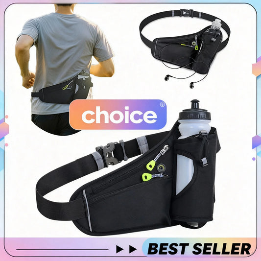 Running Hydration Belt Waist Bag | Sports Fanny Pack Men & Women Running Waist Pack Peaceful Pleasures Health and Wellness